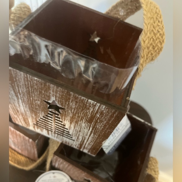 ๐ Arizona East Winter Wood Box Planters Set of 3 4x4โ - Picture 6 of 6